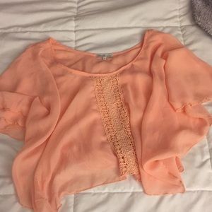 Super cute coral pink blouse